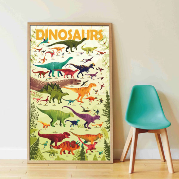 poster dinosaures