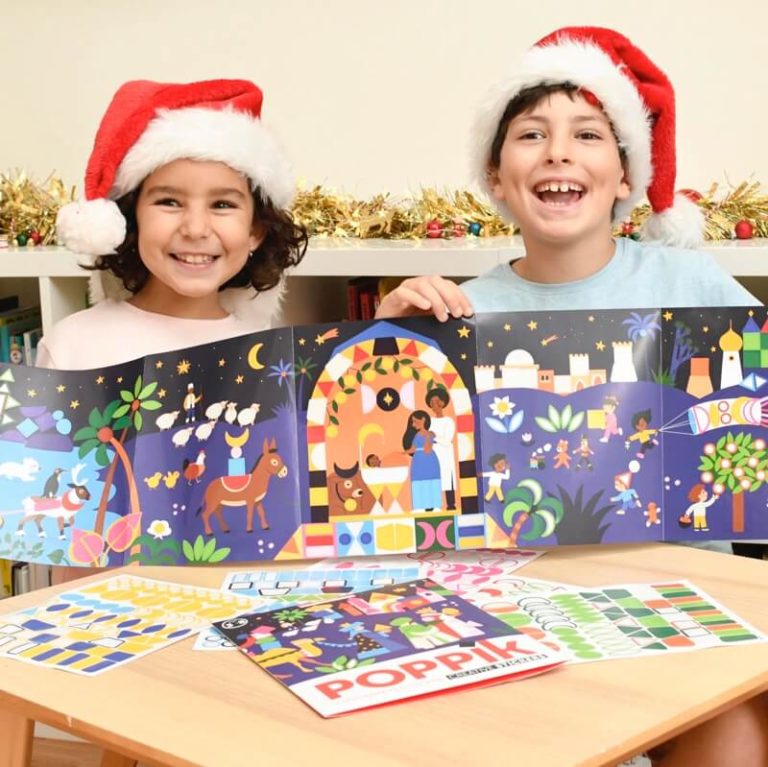 Crèche Noël Activité| 520 Autocollants Facile | Poppik Stickers