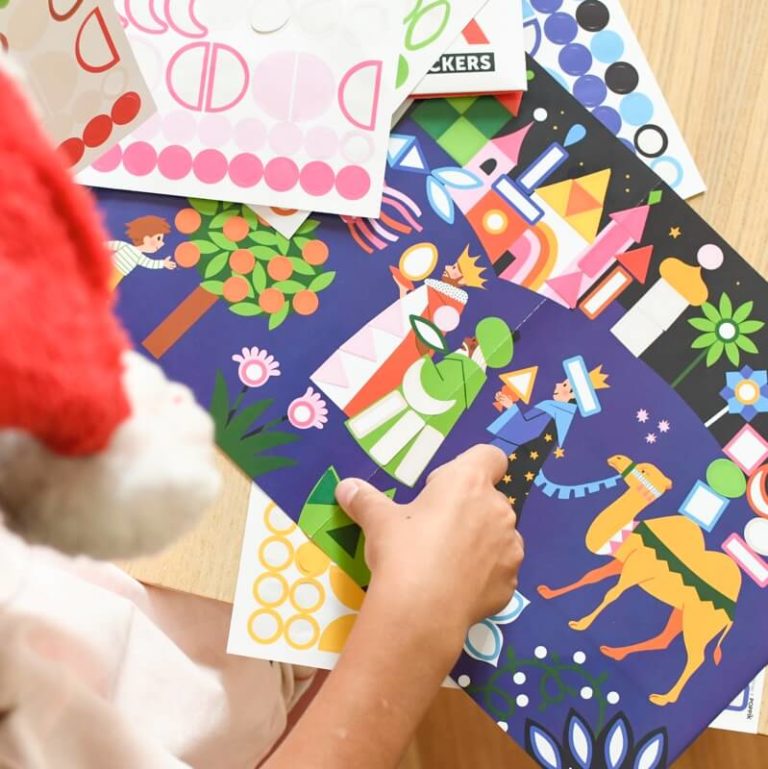 Crèche Noël Activité| 520 Autocollants Facile | Poppik Stickers