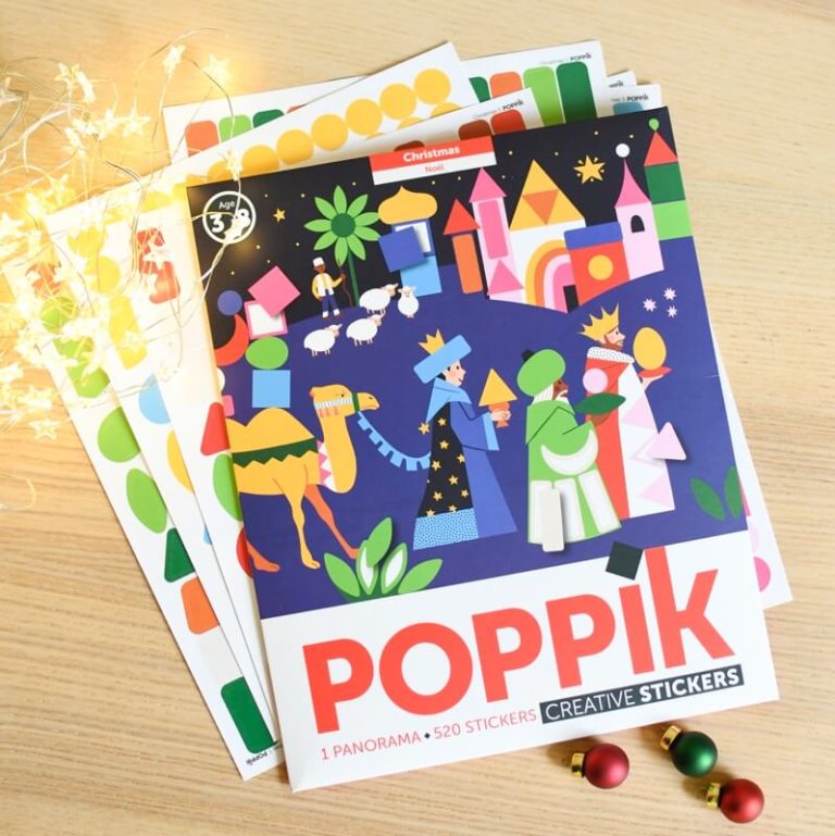 Crèche Noël Activité| 520 Autocollants Facile | Poppik Stickers