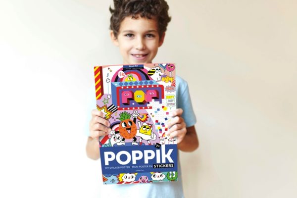 Poster & 1600 Creative stickers, Easy and fun activity