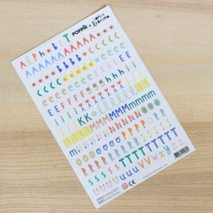Stickers lettres