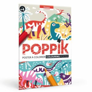 6 Cartes et 100 gommettes créatives Animaux de la Mer POPPIK